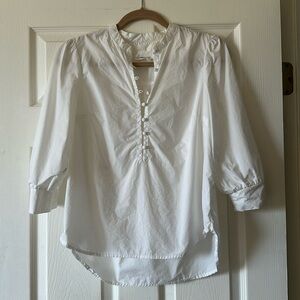Anthropologie cotton blouse
